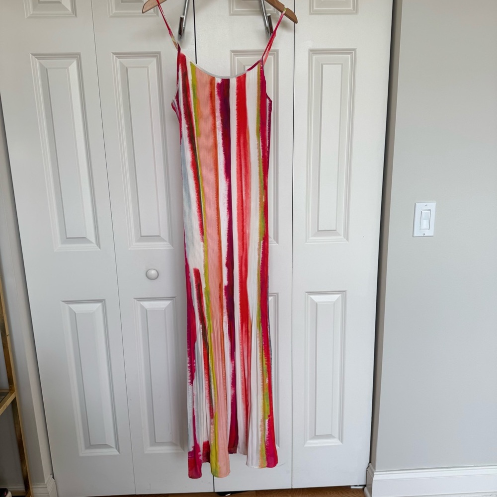 BB Dakota Multi-Color Striped Maxi Dress